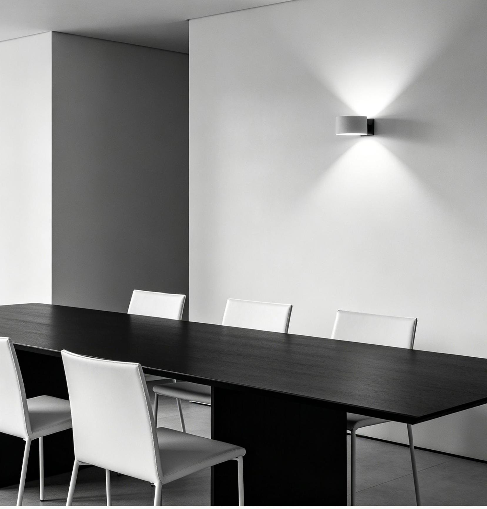 Custom Size Monochrome Pure White Dining Room Furniture Kit