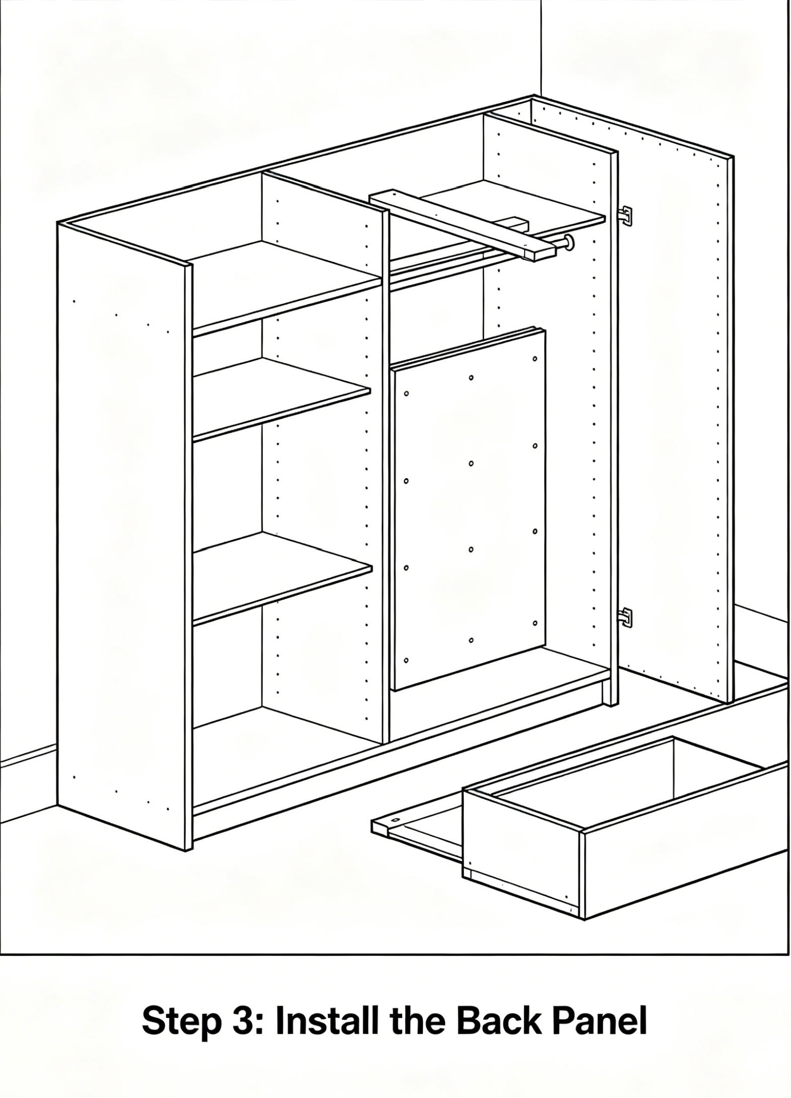 Install the Back Panel