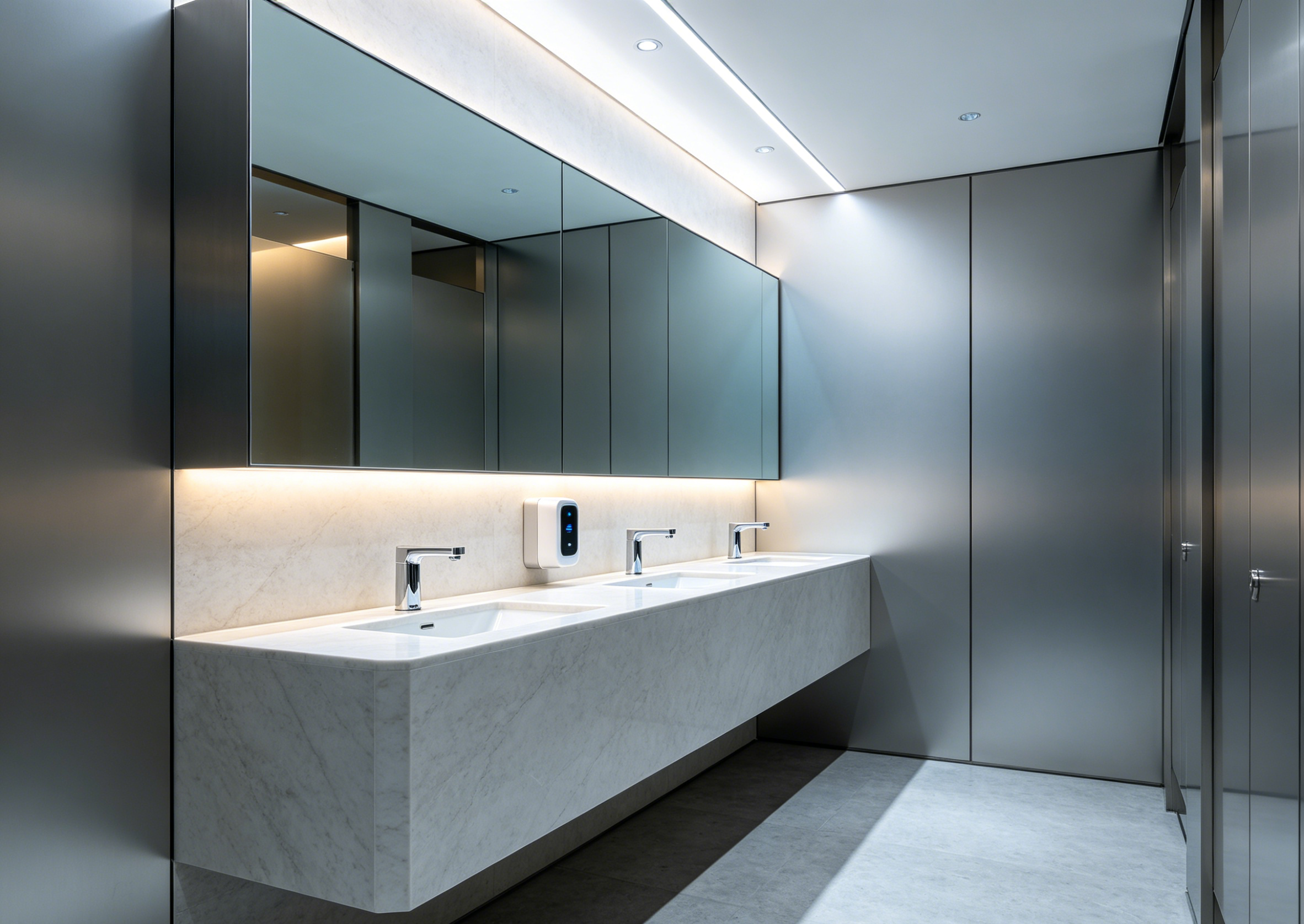 Office building restroom renovation