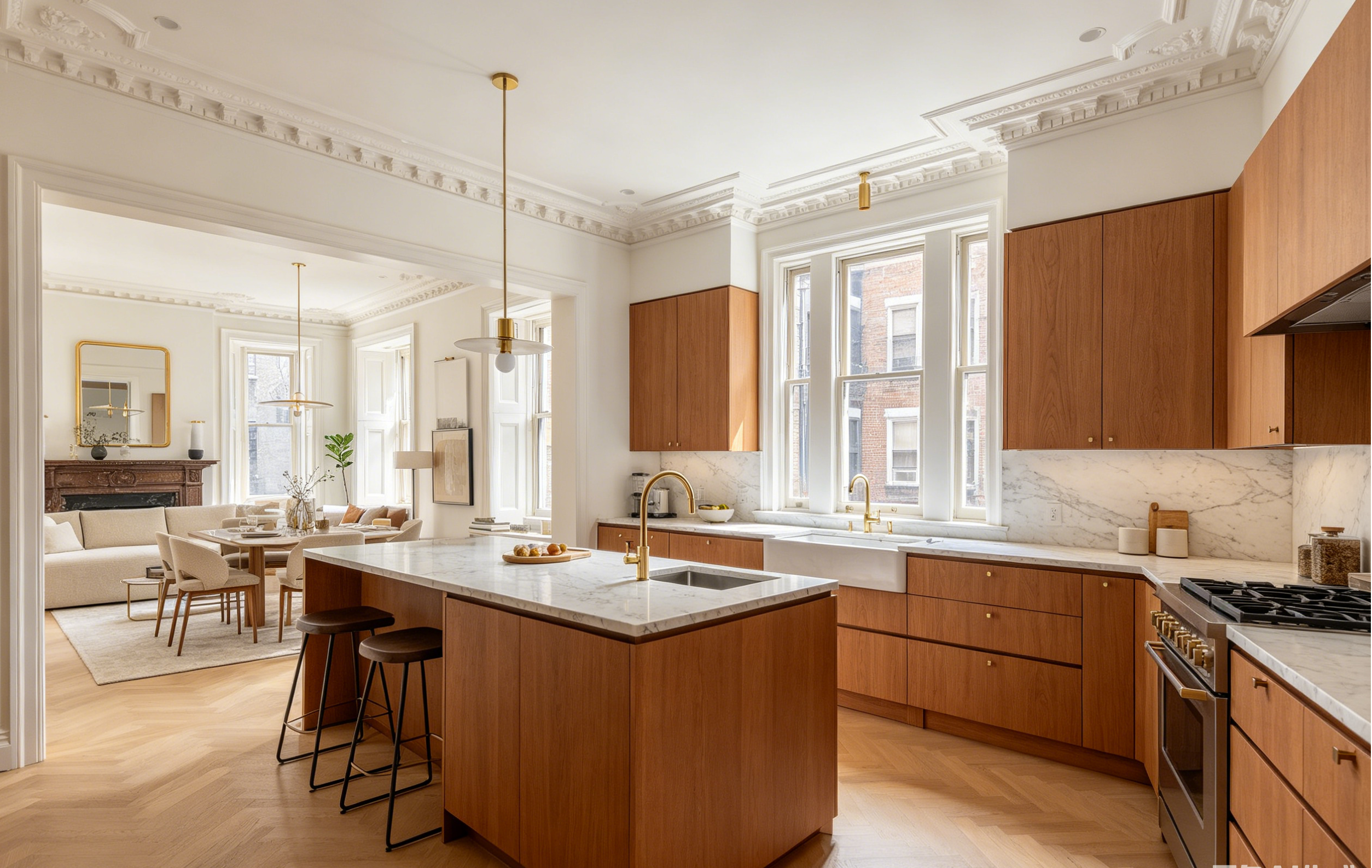 Open concept kitchen renovation London