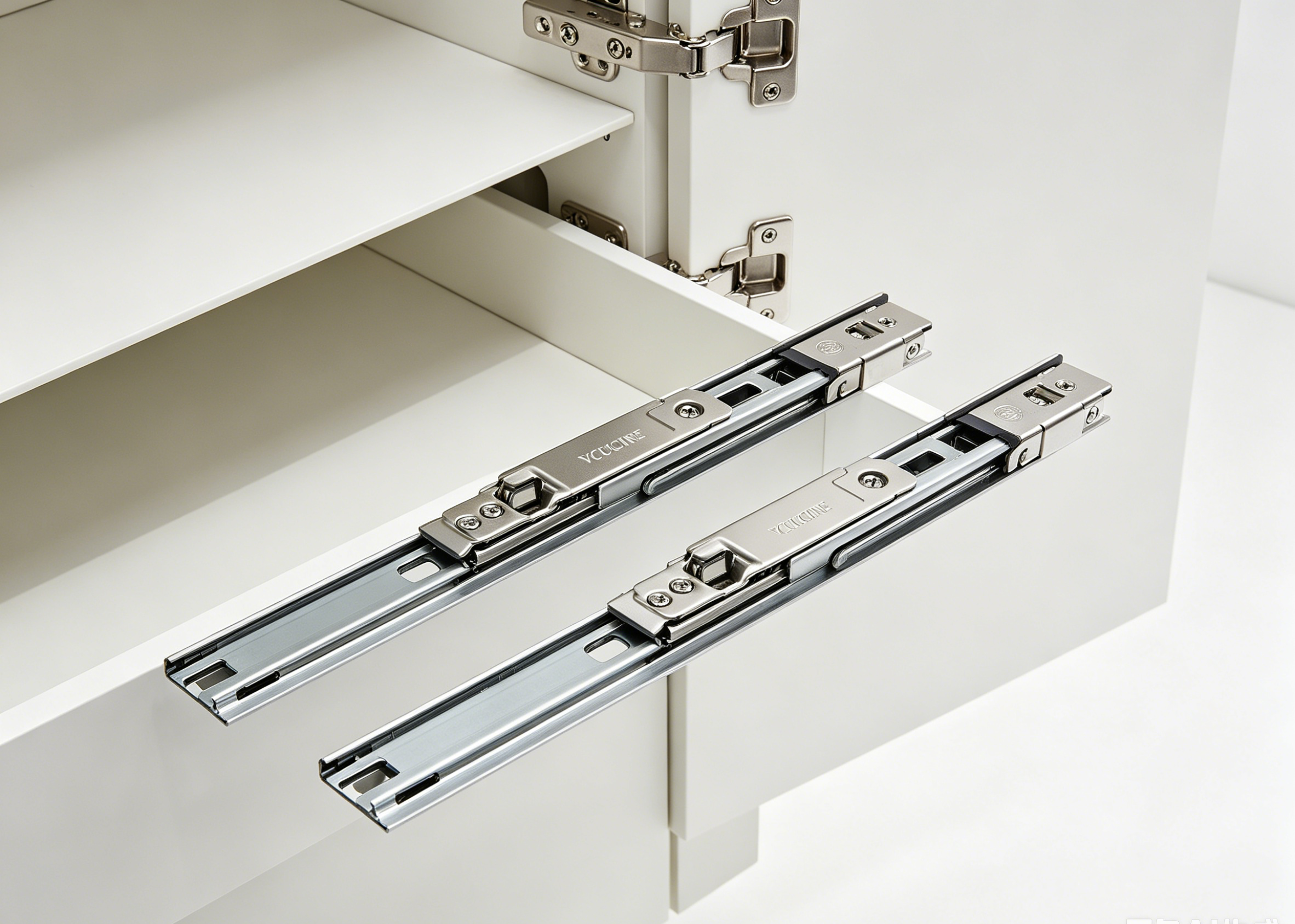 Soft close cabinet hinges and drawer slides