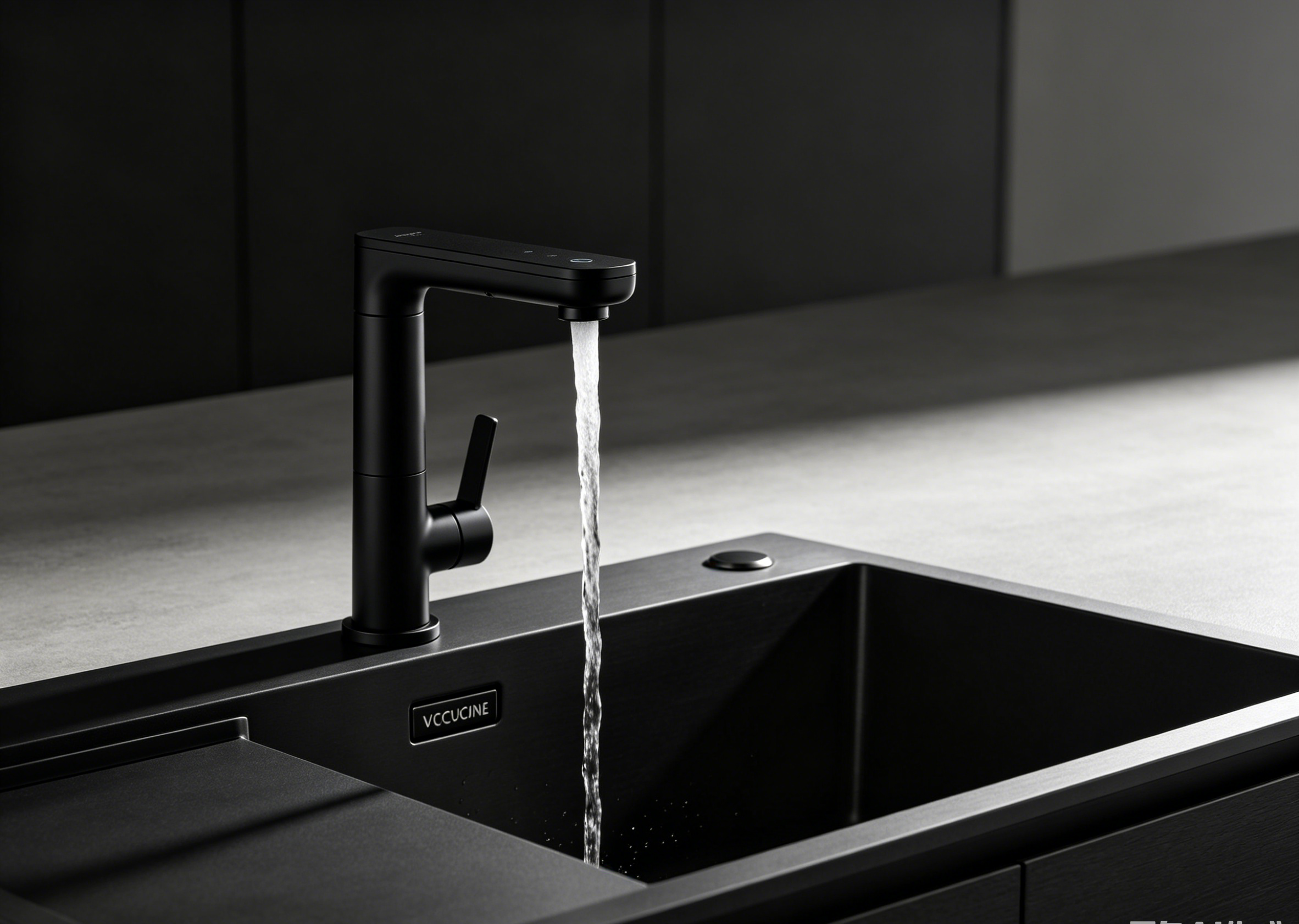 Touchless motion activated kitchen faucet