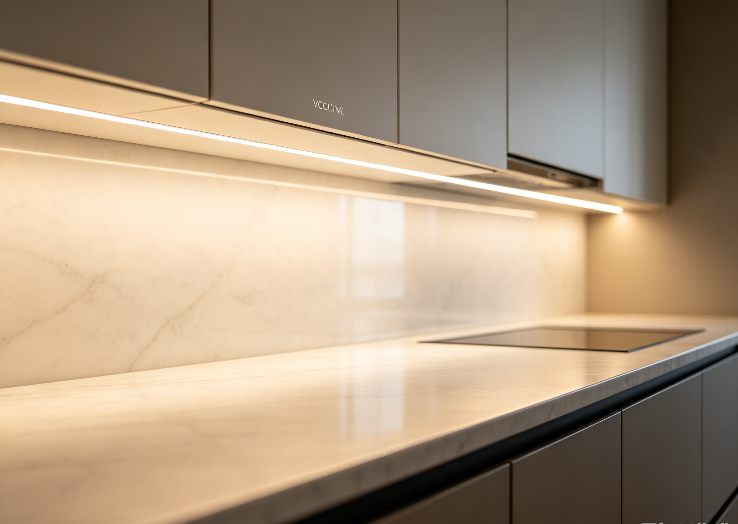 Dimmable under cabinet LED lighting