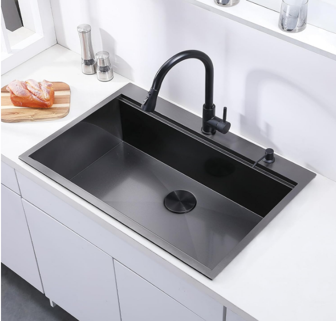 Gunmetal Black Stainless Steel Kitchen Sink