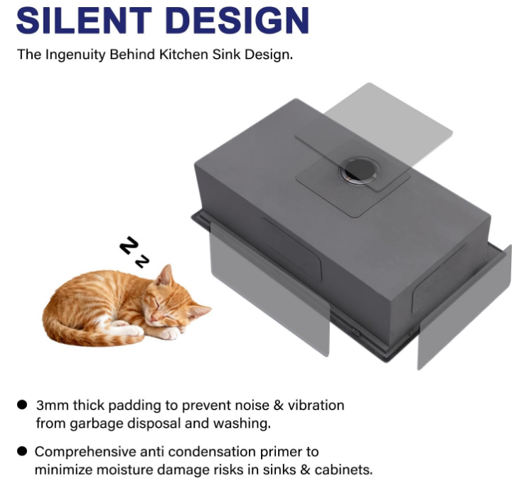 Sound Dampening Pad & Anti Condensation Coating