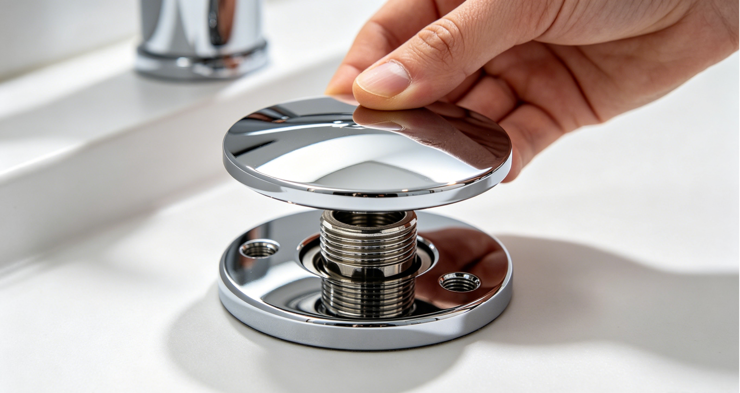 Faucet base and deck plate installation