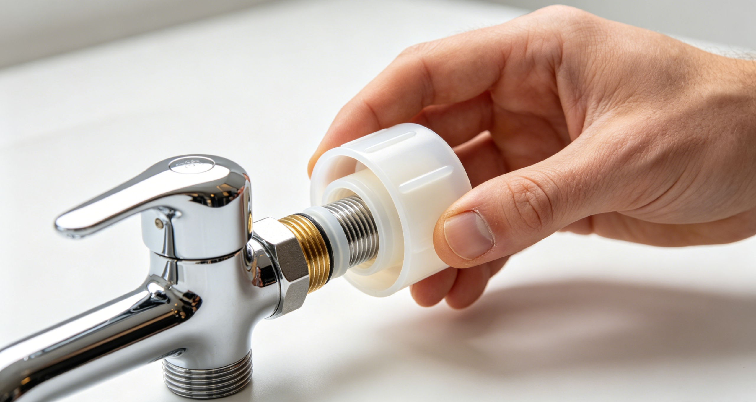 Faucet handle base installation